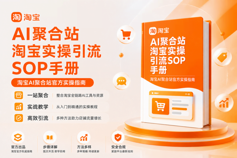 🍑【淘宝】AI聚合站实操引流SOP手册-AI变现网-让一部分人通过AI实现变现💰
