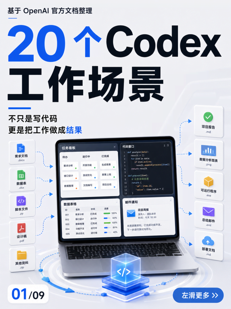 OpenAI文档里藏着20个Codex真实用法-AI变现网-让一部分人通过AI实现变现💰