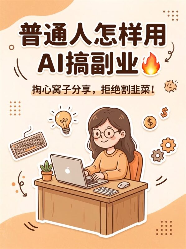 普通人怎样用AI搞副业🔥-AI变现网-让一部分人通过AI实现变现💰